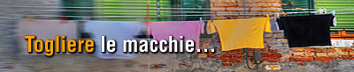 togliere le macchie