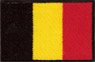 Toppa bandiera BELGIO
