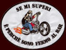 Toppa da cucire RICAMATA personalizzabile BIKER