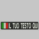 Toppa ricamata personalizzabile TERMOADESIVA.