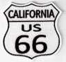 Patch ricamata "ROUTE 66".