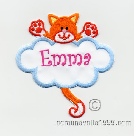 Toppa ricamata personalizzabile