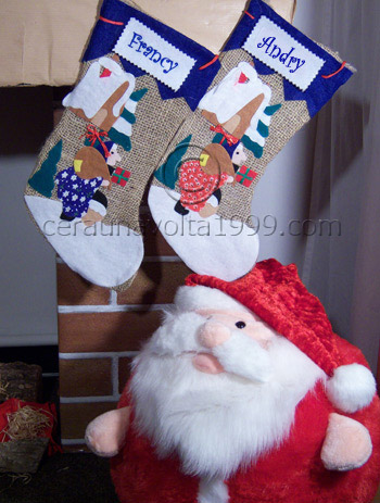 Calza della befana personalizzabile con nome
