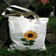 Shopping Bag ricamata "Girasole"