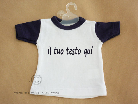 Maglietta ricamata personalizzabile