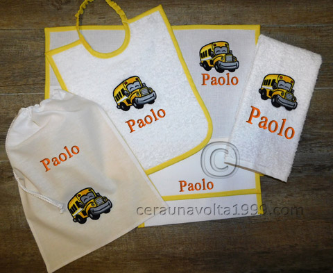 Set asilo da 5 pezzi SCUOLABUS